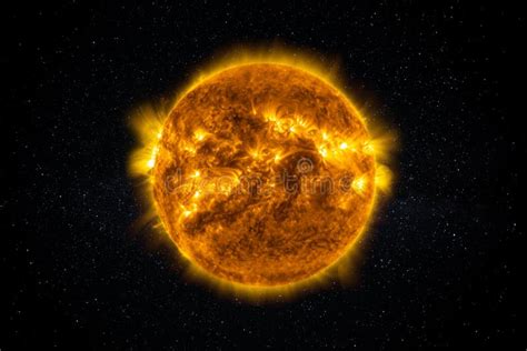 Sun Star In Space Stock Image Image Of Fusion Science 174840731