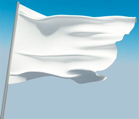 To See The Glory Waving The White Flag As Victory