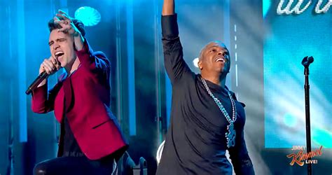 sisqo and panic at the disco perform ‘thong song on ‘jimmy kimmel