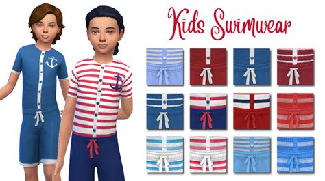 Pin By Marla Fuller On Sims In 2021 Sims 4 Children Kids Swimwear