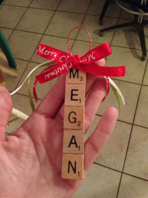 Scrabble Ornaments Great Activity For Youth Groups Classroom Project