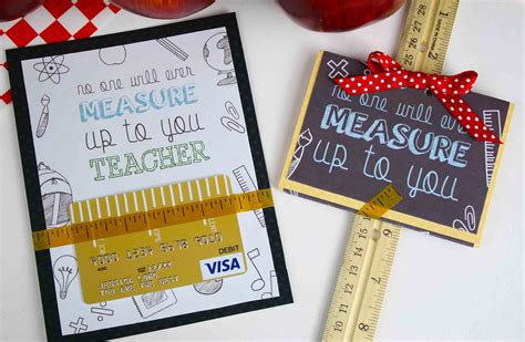 Check spelling or type a new query. {Free Printable} Teacher Appreciation Gift Card Measures Up! | GCG