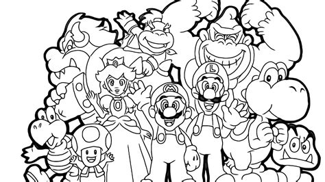 Free Mario Bros Coloring Page Quality Coloring Page Coloring Home The Best Porn Website