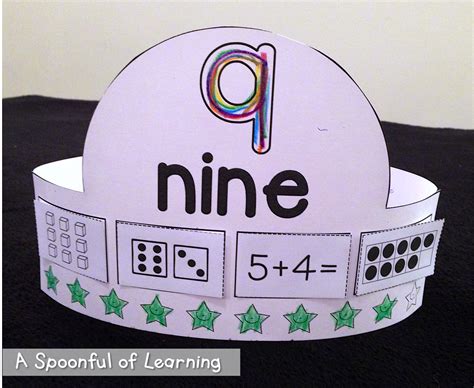 Number Hats Get To Know Numbers A Spoonful Of Learning