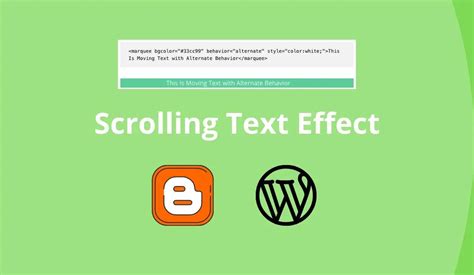 Scrolling Text After Effects Template