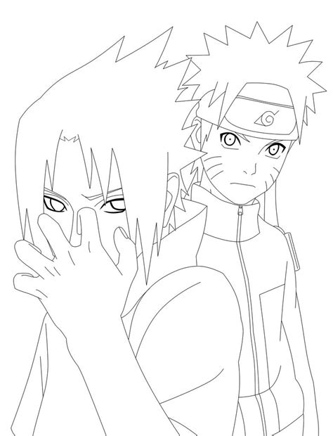 Sasuke And Naruto Lines By Warbaaz1411 On Deviantart