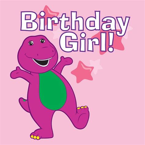 Barney Birthday Pictures Barney Birthday Girl Pink T Shirt Barney