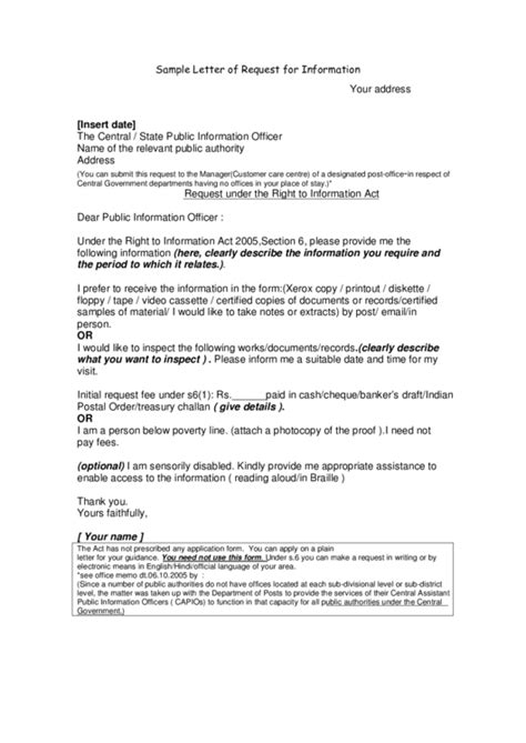 Request For Advertisement Sample Letter