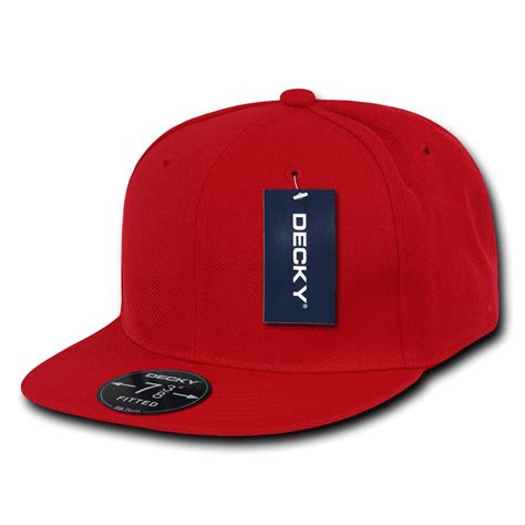 Decky Decky Retro Fitted Baseball Hats Caps Men Women Red Walmart