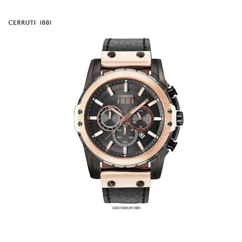 Shop cerruti 1881 collection online @ zalora malaysia & brunei. Cerruti 1881 CRA130SUR13BK Chronograph Watches (100% ...