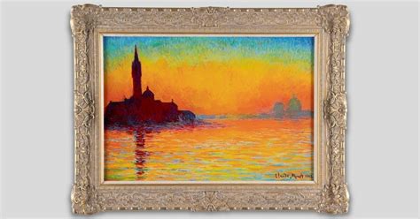 Sunset At San Giorgio Maggiore In The Style Of Claude Monet 1908