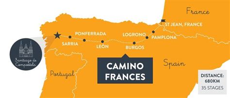 Matiz Mucama Legal Camino De Santiago Frances Mapa Progresivo La