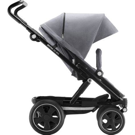 Köp Britax Go Big2 Sittvagn Grey Melange Svart Chassi På