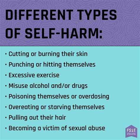 The Truth About Self Harm Fresh Start In Education