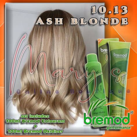 Bremod Hair Color Ash Blonde Ml With Oxidizing Cream Ml Shopee Philippines