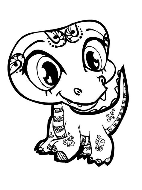 Cute Baby Animal Coloring Page Printable Coloring Home
