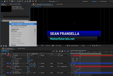 Live Text Templates With After Effects And Premiere Pro Cc 2017 — Motion