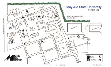 Campus Map Mayville State University Mayville Nd