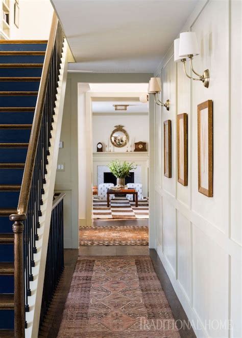 Wall Sconces In Entry Hallway Hallway Decorating Home Traditional House