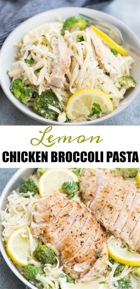 Lemon Chicken Broccoli Pasta The Flavours Of Kitchen