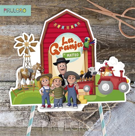 La Granja De Zenon Cake Toppers Adorno De Pastel The Farm Of Zenon