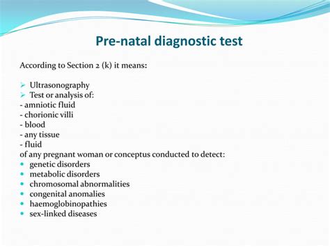 Pre Conception And Prenatal Diagnostic Techniques Act Pcpndt