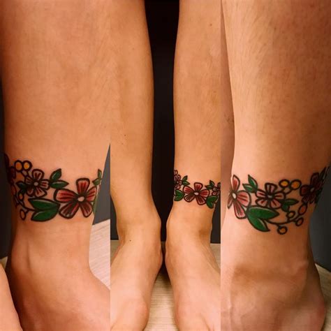 50 Remarkable Ankle Bracelet Tattoo Designs 2022 Sheideas