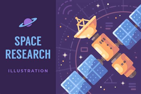 Space Research Custom Designed Illustrations ~ Creative