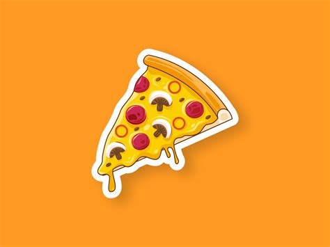 Pizza Slice Vector Illustration Uplabs