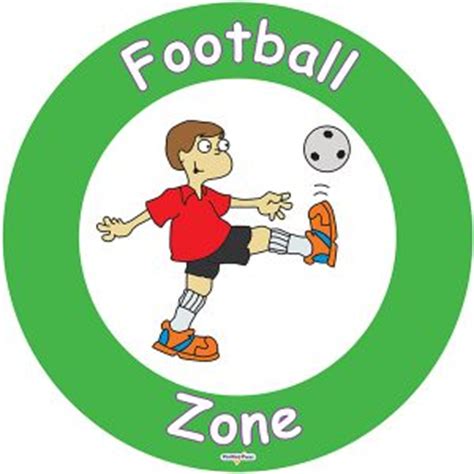 Jenny Mosley S Playground Zone Signs Football Zone Sign Jenny Mosley Education Training And