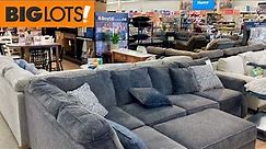 BIG LOTS SHOP WITH ME FURNITURE SOFAS KITCHEN DINING TABLES ARMCHAIRS SHOPPING STORE WALK THROUGH