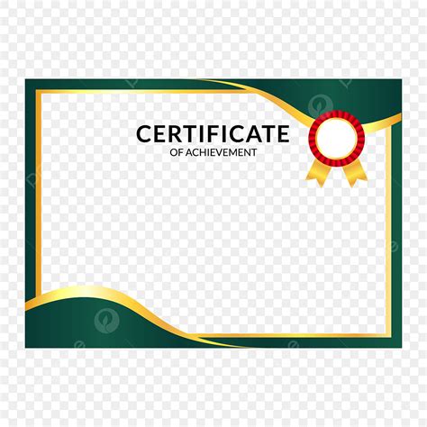 Graduation Certificate Clipart Vector Elegant Graduation Certificate