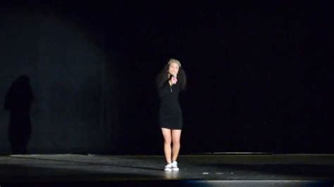 Alana Performing Play It Again By Becky G At Her Schools Talent Show