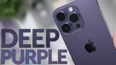 Deep Purple Iphone 14 Pro Unboxing And First Impressions Youtube