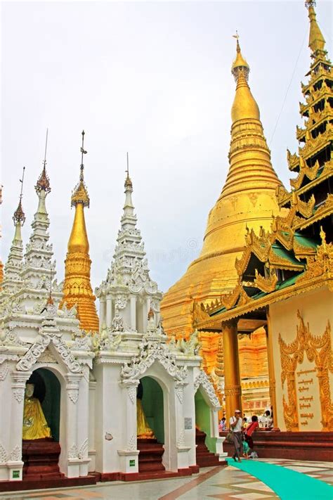 Shwedagon Pagoda Yangon Myanmar Editorial Photography Image Of