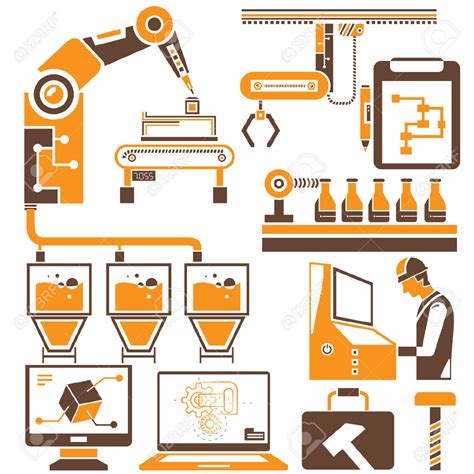 Manufacturing Icon Vector 374783 Free Icons Library