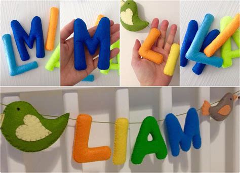 Alphabet Felt Letters Beautiful Felt Ideas For Nursery Or Children