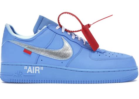 Nike Air Force 1 Low Off White Mca University Blue Ci1173 400