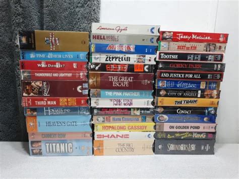 36 Sealed Vhs Tapes Movie Lot 70s 80s 90s Comedy Drama Action