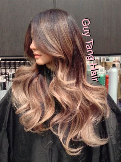 Iridescent Pearl Ombré By Guy Tang Balayage Hair Brunette Long