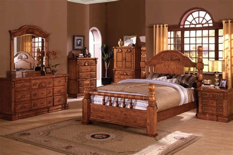To create a cozy elegant bedroom furniture set, consider your other senses also. 80s Color Palette King Size Bedroom Sets Elegant Oak King ...