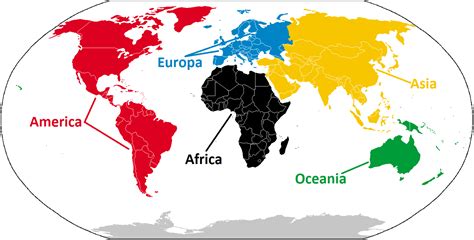 Continentes Del Planeta Tierra Conozcamos Los Siete Que Existen