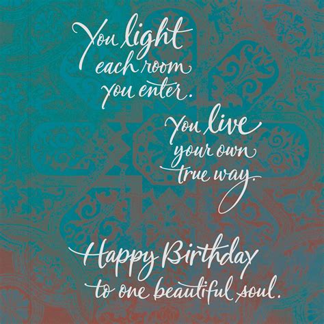 Youre A Beautiful Soul Birthday Card Greeting Cards Hallmark