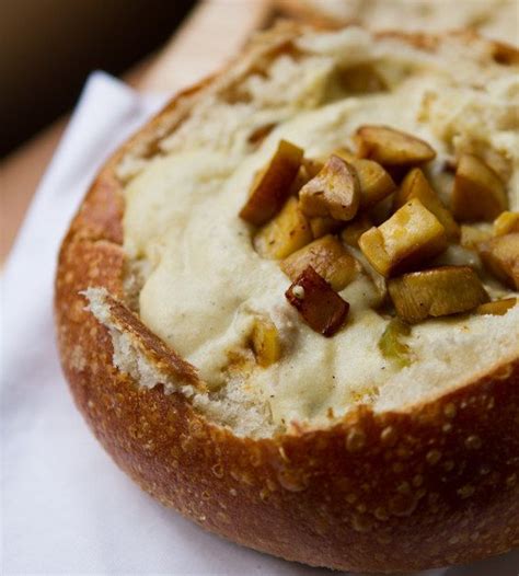 17 Beautiful Bread Bowls To Warm Your Soul Vegan Clam Chowder Food