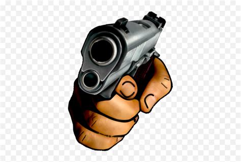 Gun Guns Meme Freetoedit Revolver Emoji Gun Emoji Meme Free