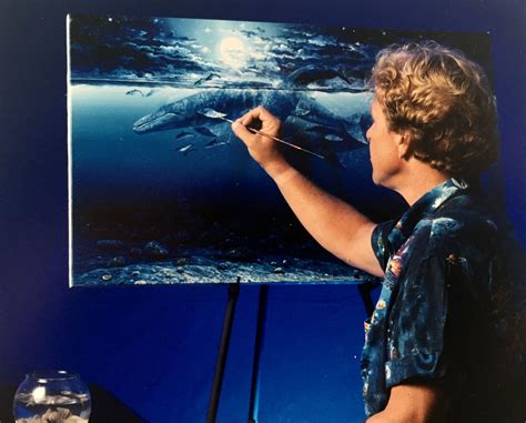 Originator Of Ocean Art ROBERT LYN NELSON ARTIST RLN PAINTING In