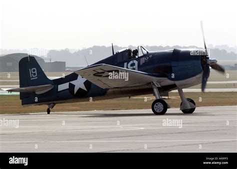 Ww2 Pacific Theatre Of War Grumman Hellcat Aircraft Stock Photo