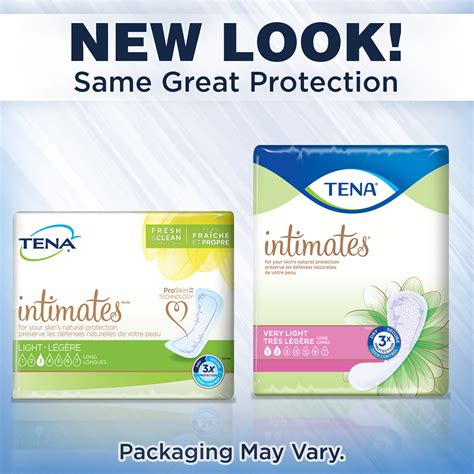 Tena Intimates Very Light Liners Long Incontinence Liners For Women