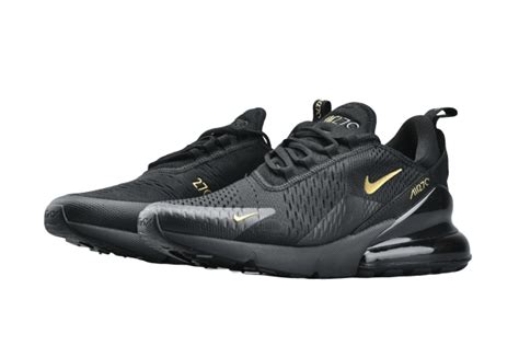 נעלי נייק Nike Air Max 270 Black Gold Mallshoes קניון המותגים נעלי נייק