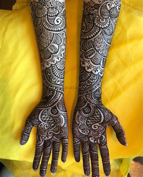 Simple Bridal Mehndi Designs For Full Hands Zohal